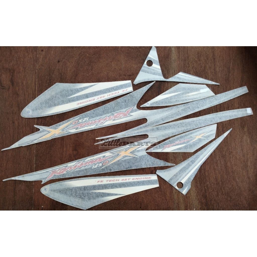 Striping sticker stiker honda karisma x 125 non original