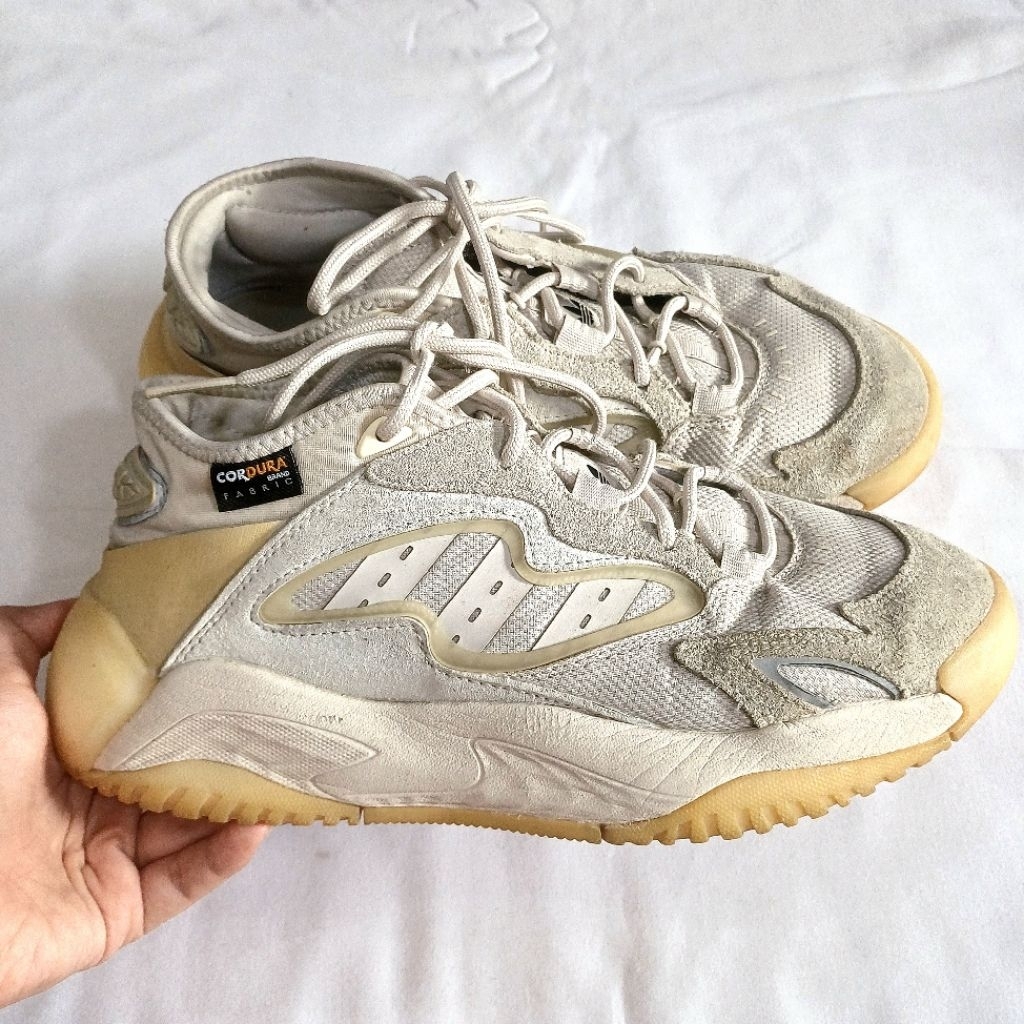 Adidas Streetball II Cordura Sneakers Clear Brown Cream White Tint Misty Grey One | Sepatu Sports Bo