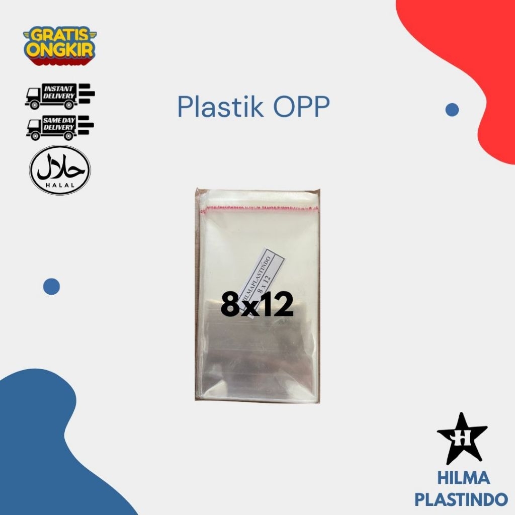 Plastik Opp 8x12 tebal 05