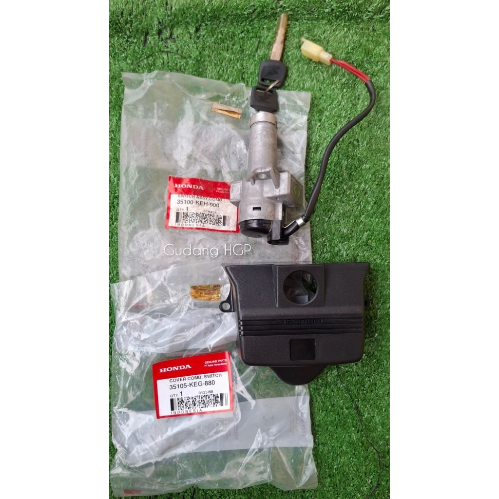 Switch Assy Comb & Cover Comb Switch Kunci Kontak Only & Cover Kunci Kontak GL Pro GL Max Neotech 35