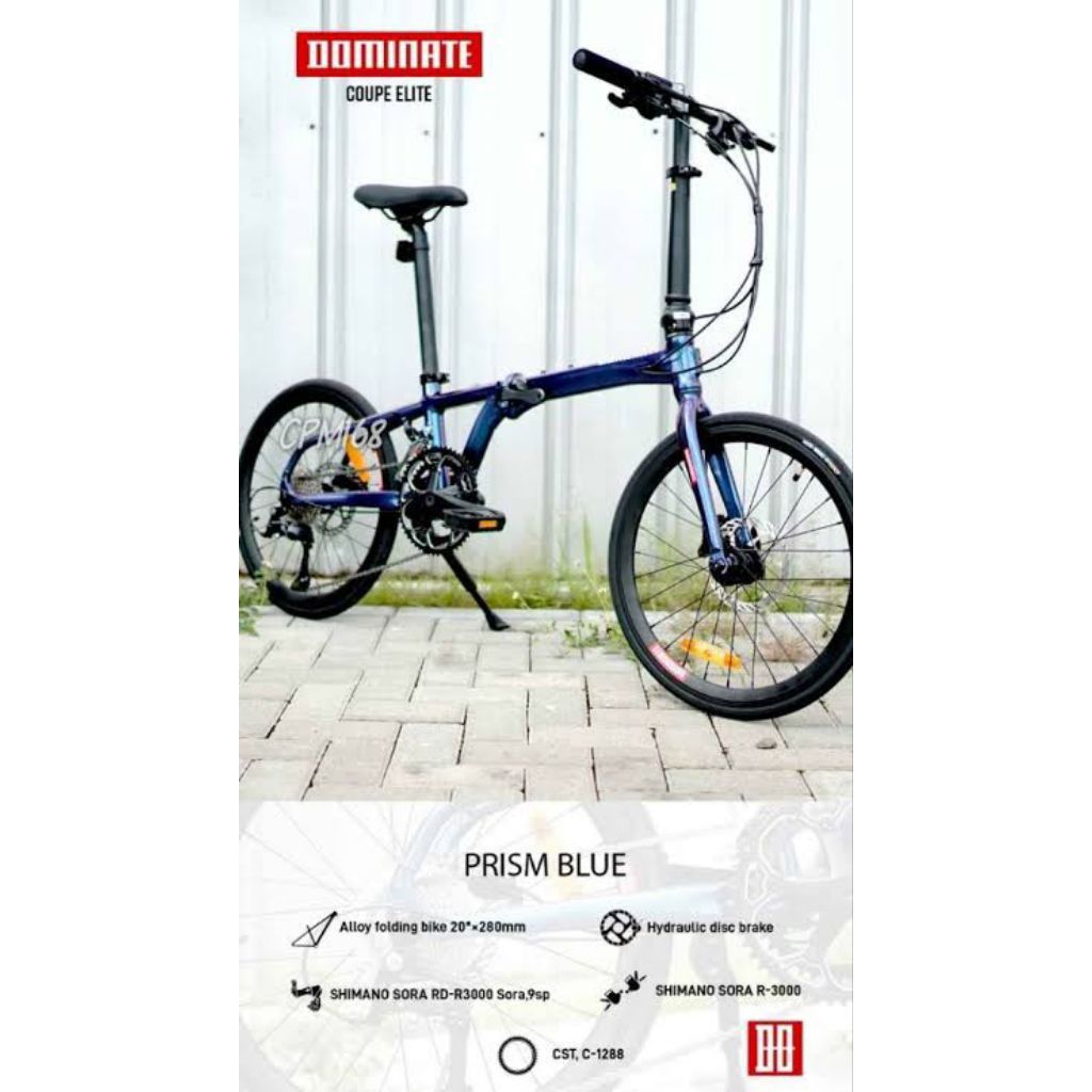 Promo Sepeda Lipat Dominate Coupe Elite 20inch