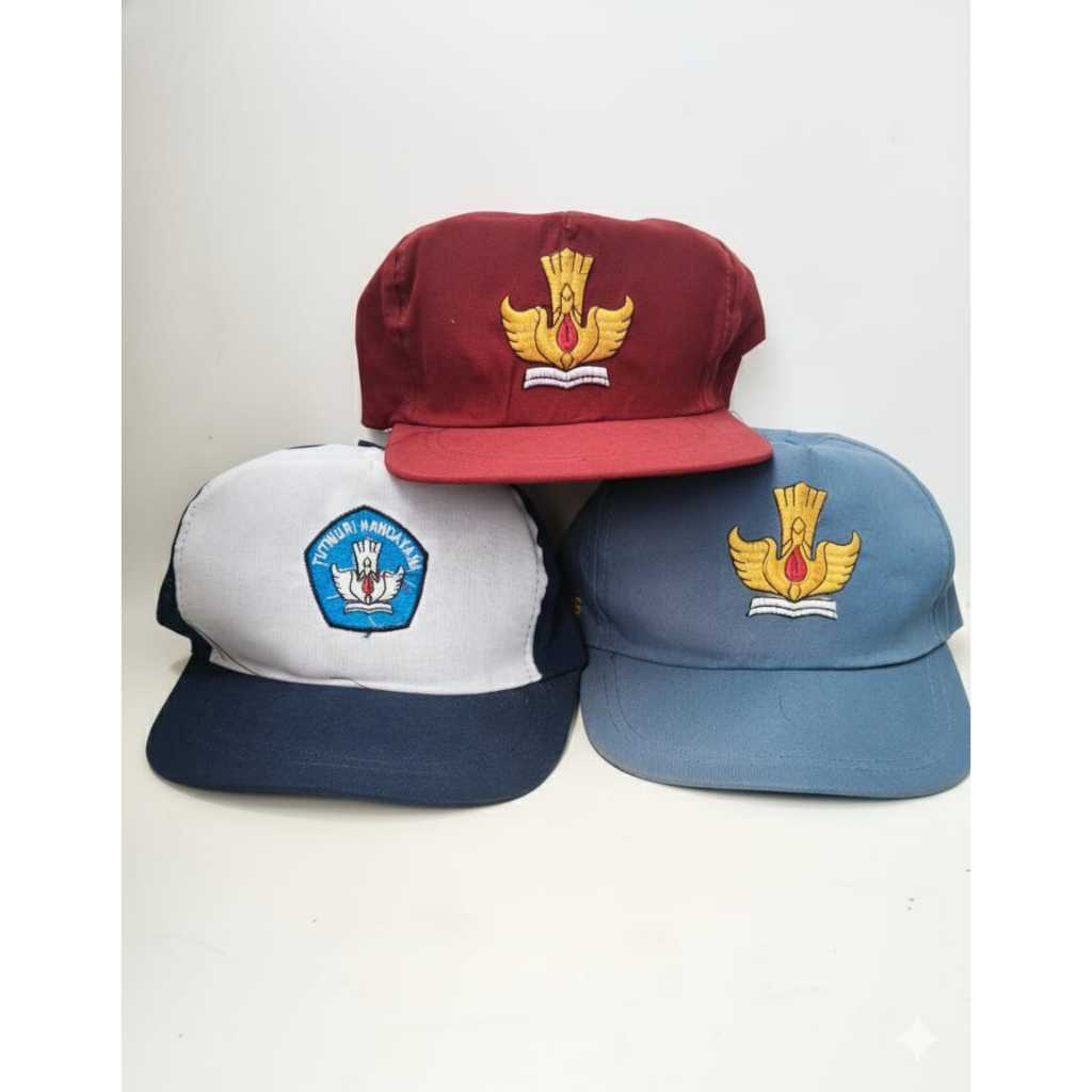Topi SD SMP SMA / Topi Sekolah / Atribut SD SMP SMA / Atribut Seragam / Perlengkapan Sekolah