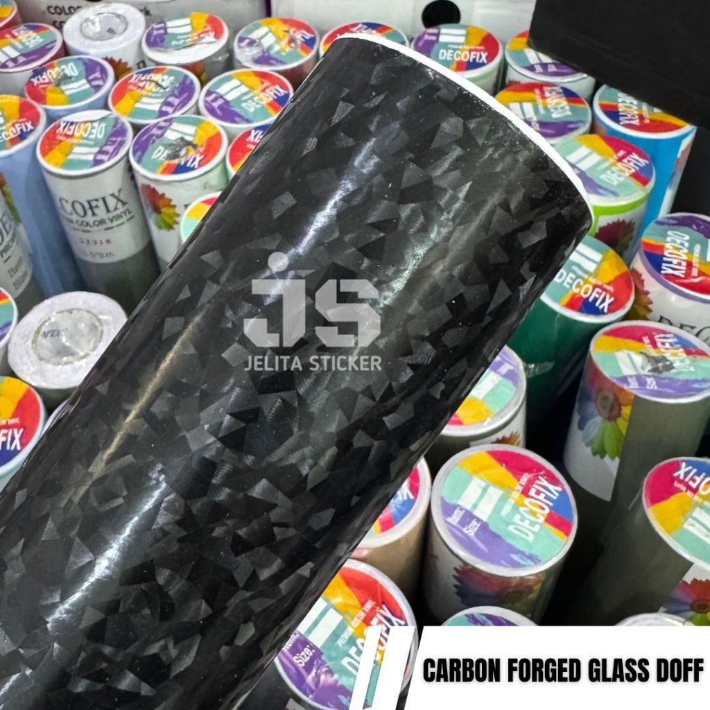 Sticker Carbon Forged Glass Doff Skotlet Carbon Forged Glass Dopp