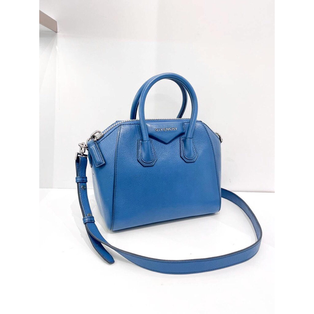 (PRELOVED) Givenchy Antigona Mini Blue SHW 2015