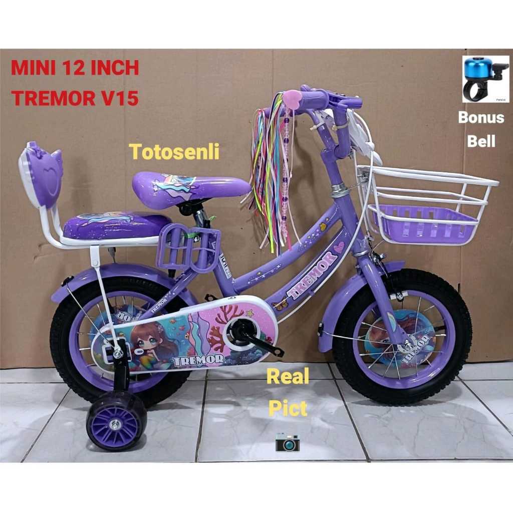 sepeda anak mini 16 inch tremor v15 sepeda anak mini 16 inch sepeda anak perempuan