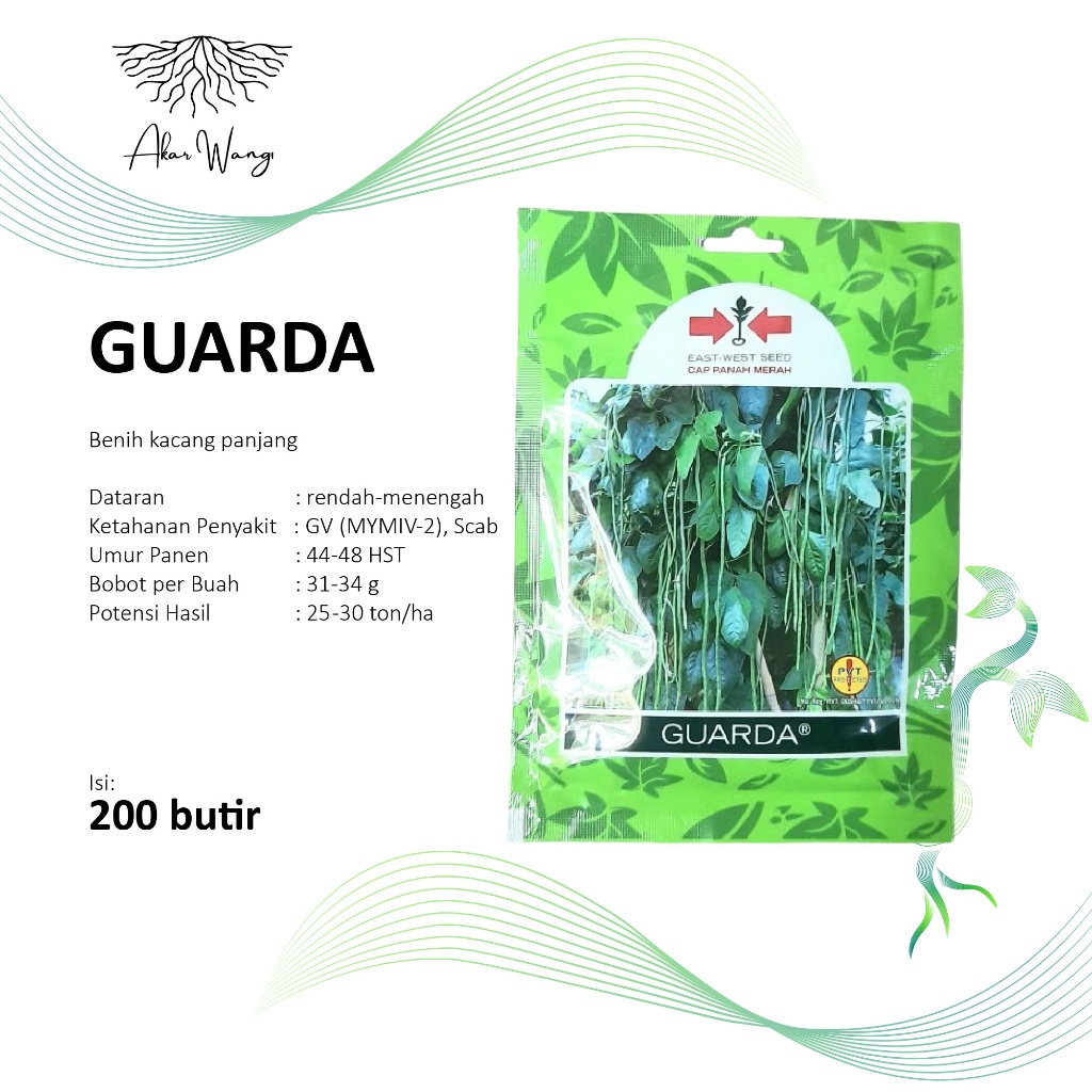 BENIH KACANG PANJANG GUARDA 200 BUTIR [KACANG PANJANG GARDA]