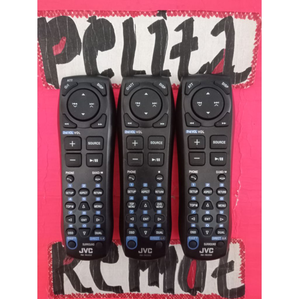 REMOTE JVC KW V10 TAPE MOBIL AUDIO ORIGINAL TERLENGKAP