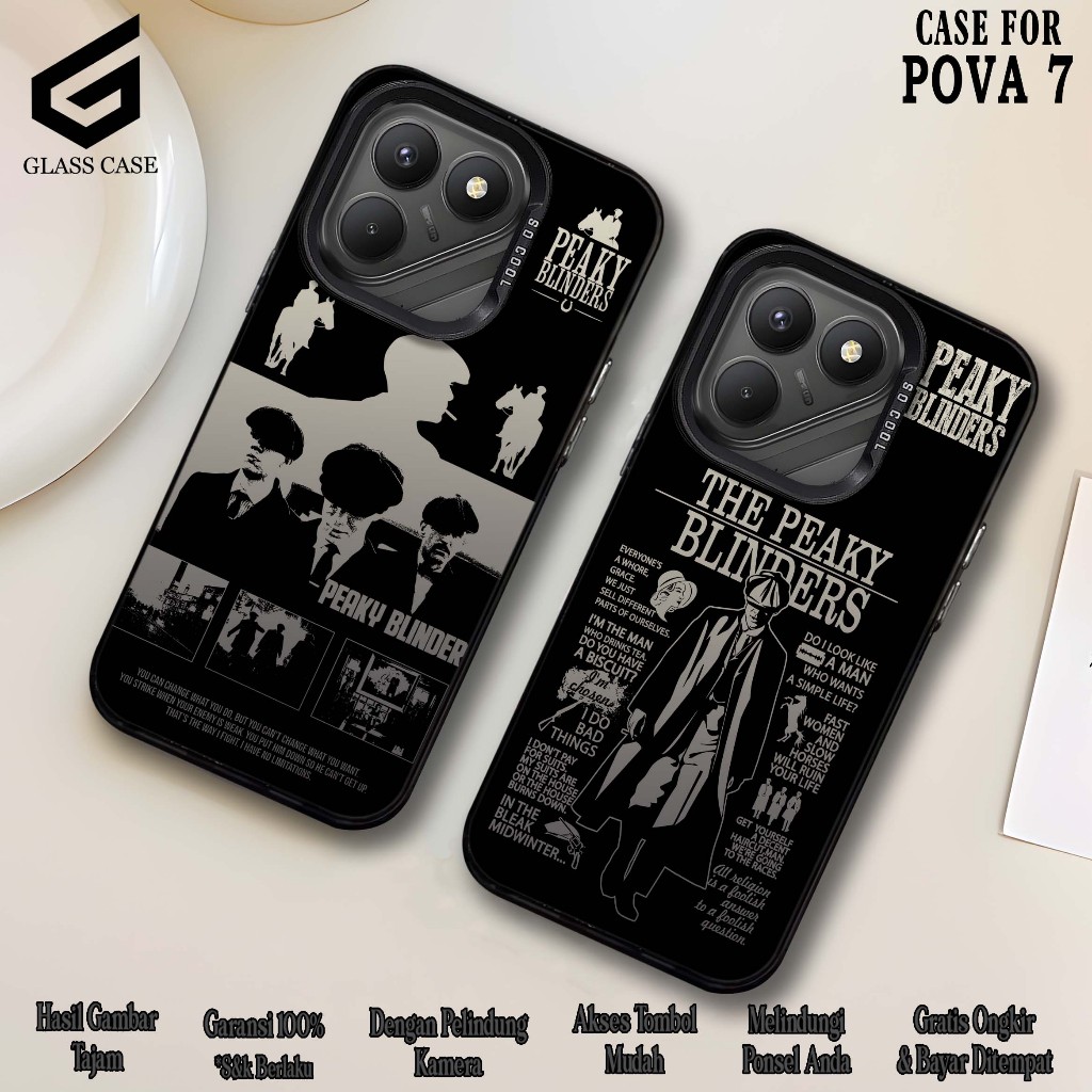 CASE TECNO POVA 7 5G  POVA 7 ULTRA 5G SOFTCASE HYBRID IMD PLATE HOLOGRAM PREMIUM SO COOL ( PEAKY BLI