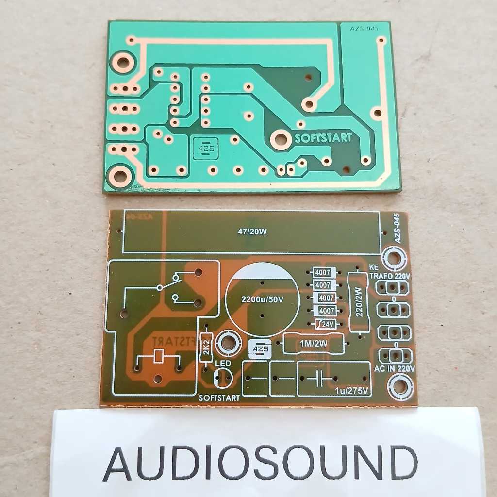 Pcb Softstart Power Bahan Pertinak