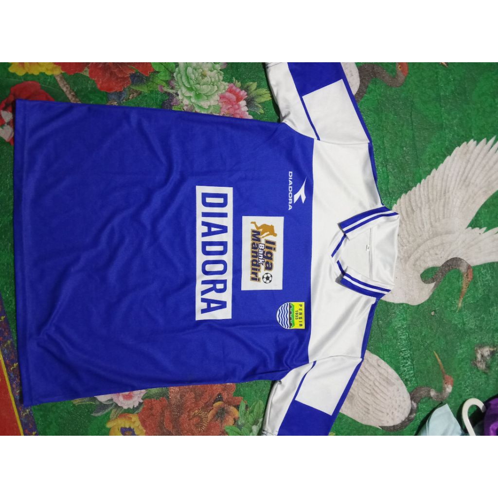 Jersey Persib home retro liga bank mandiri