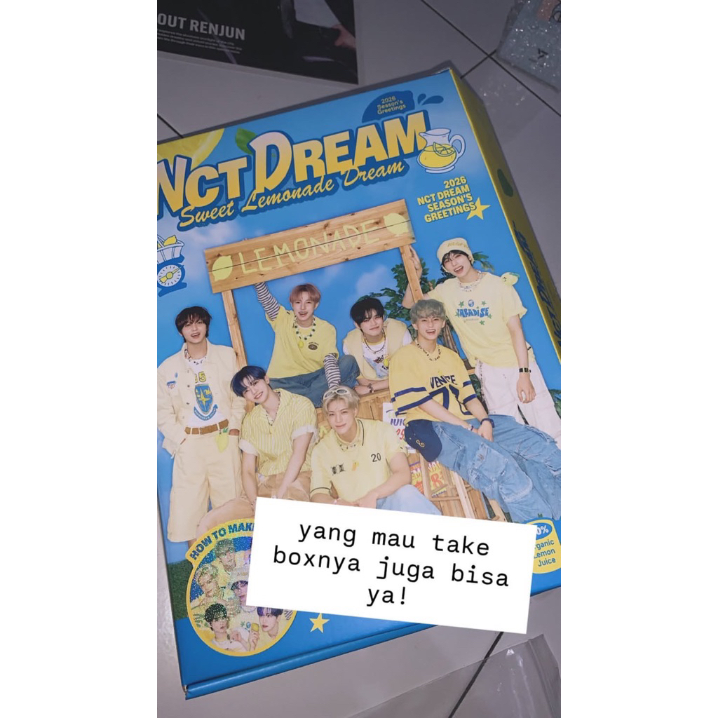 SEASON GREETING NCT DREAM 2026 READY STOCK JAEMIN HAECHAN