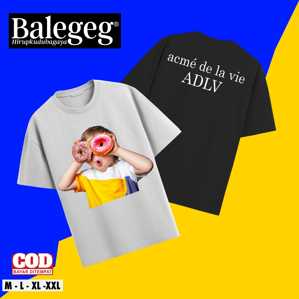 BalegegMerch - Tshirt Baby Face ADLV - DTF - Catton x Polyster - Unisex - Cocok untuk pria dan wanit