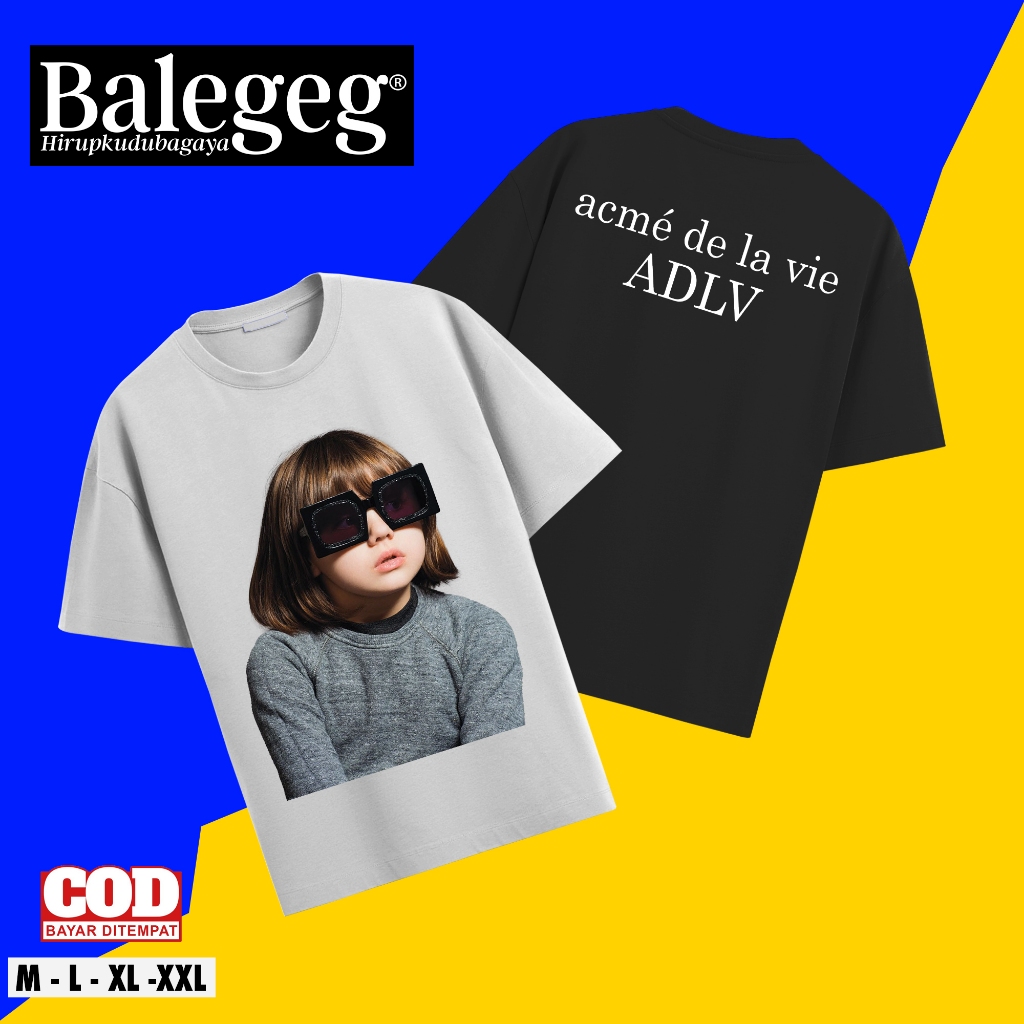 BalegegMerch - Tshirt Baby Face ADLV 2  - DTF - Catton x Polyster - Unisex - Cocok untuk pria dan wa