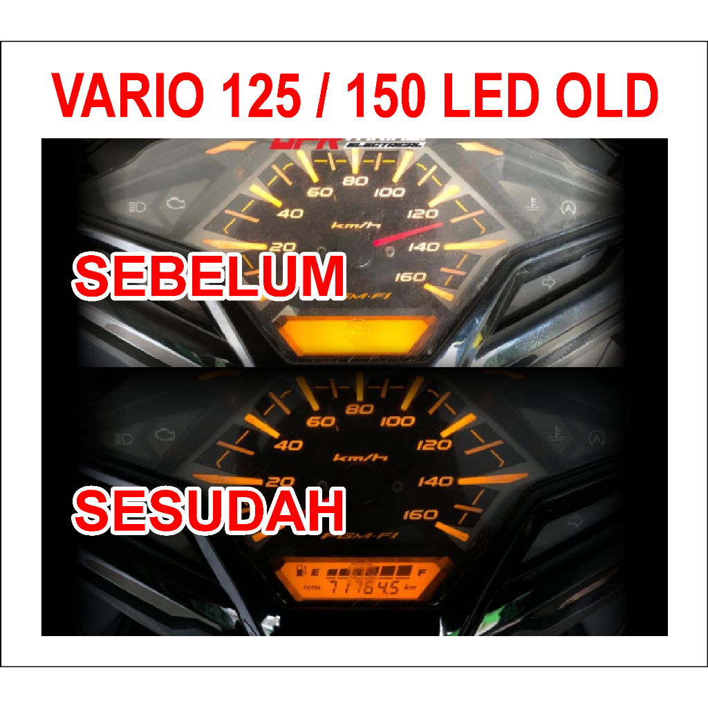 Polaris Polarizer Speedometer Vario 125/150 LED OLD 2015 - 2017