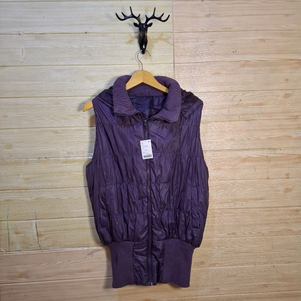 JUMBO Vest Puffer Rompi parasut gelembung  musim dingin winter LD:120 P:74 size: XL kode RB8A rompi 