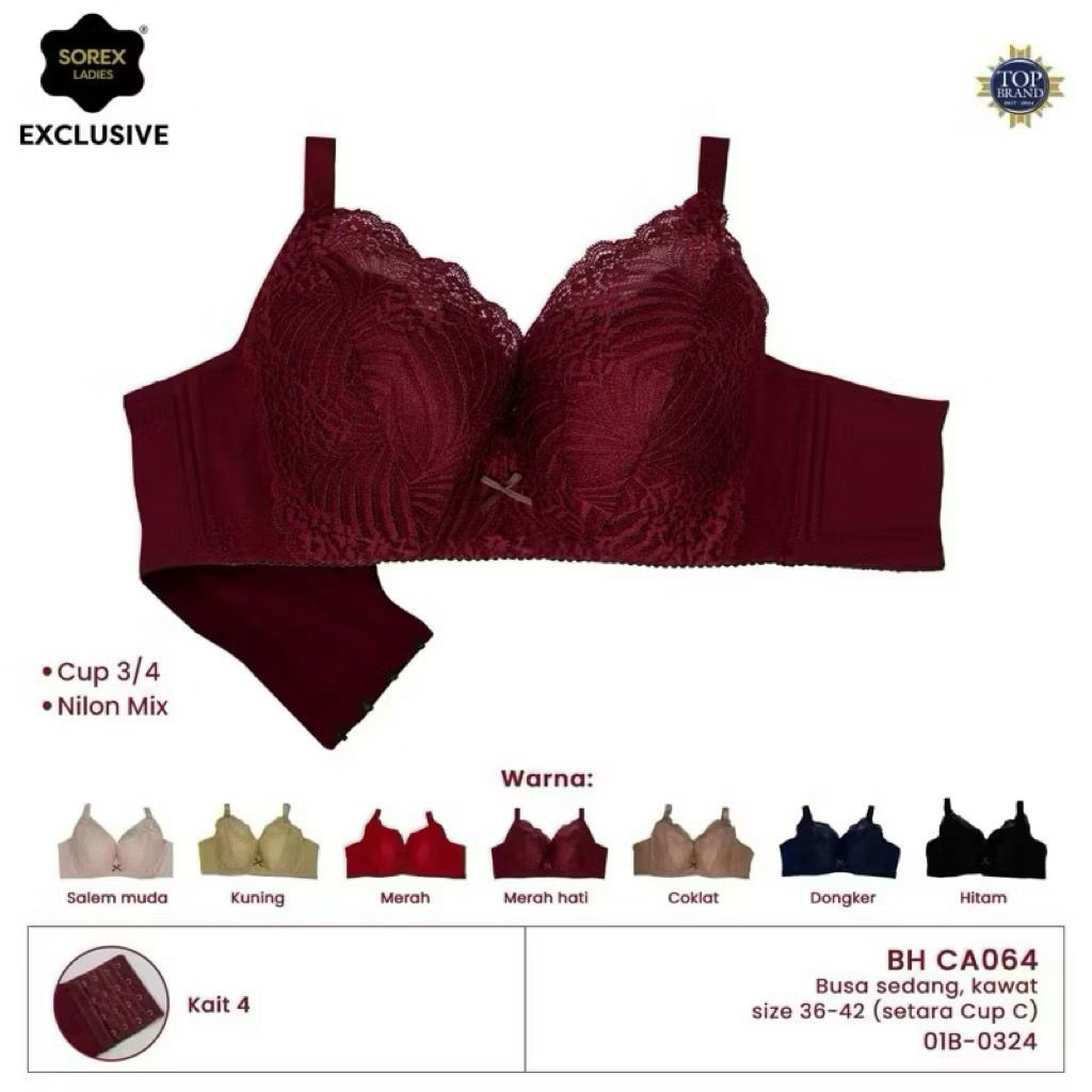 Bh renda dengan kawat kait empat dari Sorex
