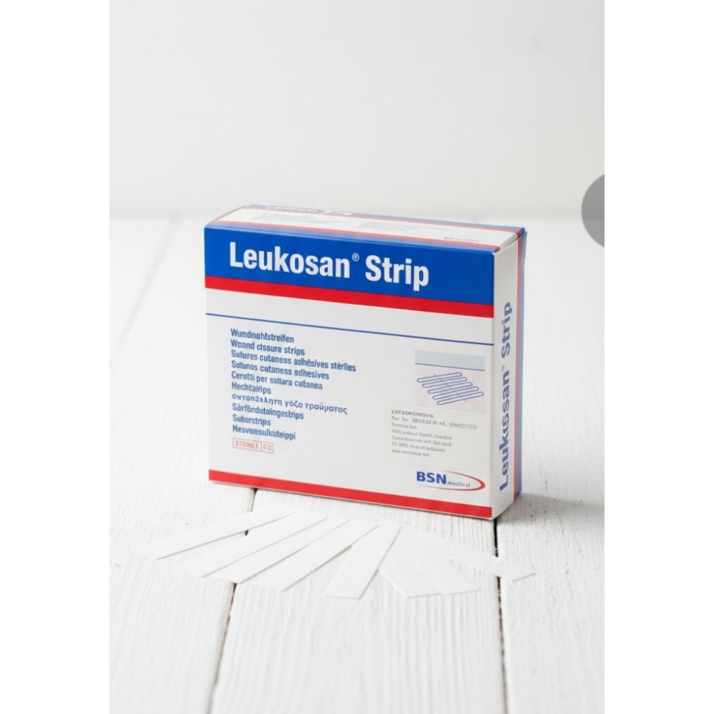 [ORIGINAL] BSN Leukosan Strip 3 x 75 mm - Plester Penutup Luka Pengganti Jahitan