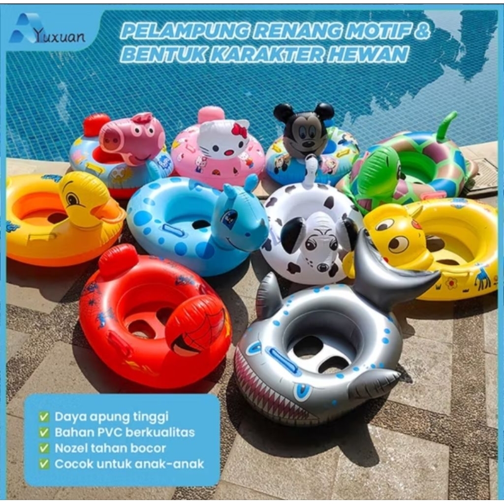Ban renang anak / pelampung anak/ kado kuromi/ ban renang anak /ban anak dino/ban bayi lucu