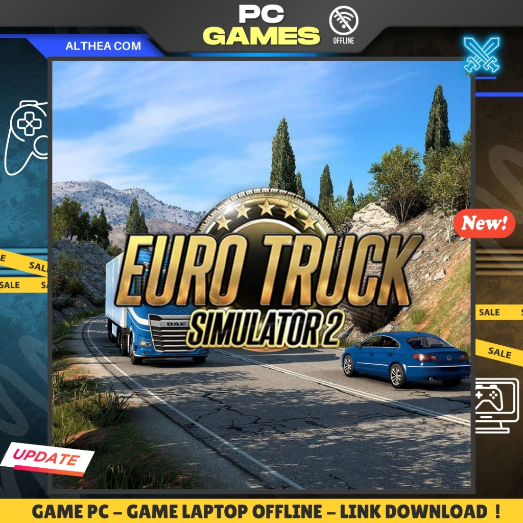 EURO TRUCK SIMULATOR 2 & ALL DLCS - VEHICLE SIMULATION - GAME PC – GAME LAPTOP - OFFLINE
