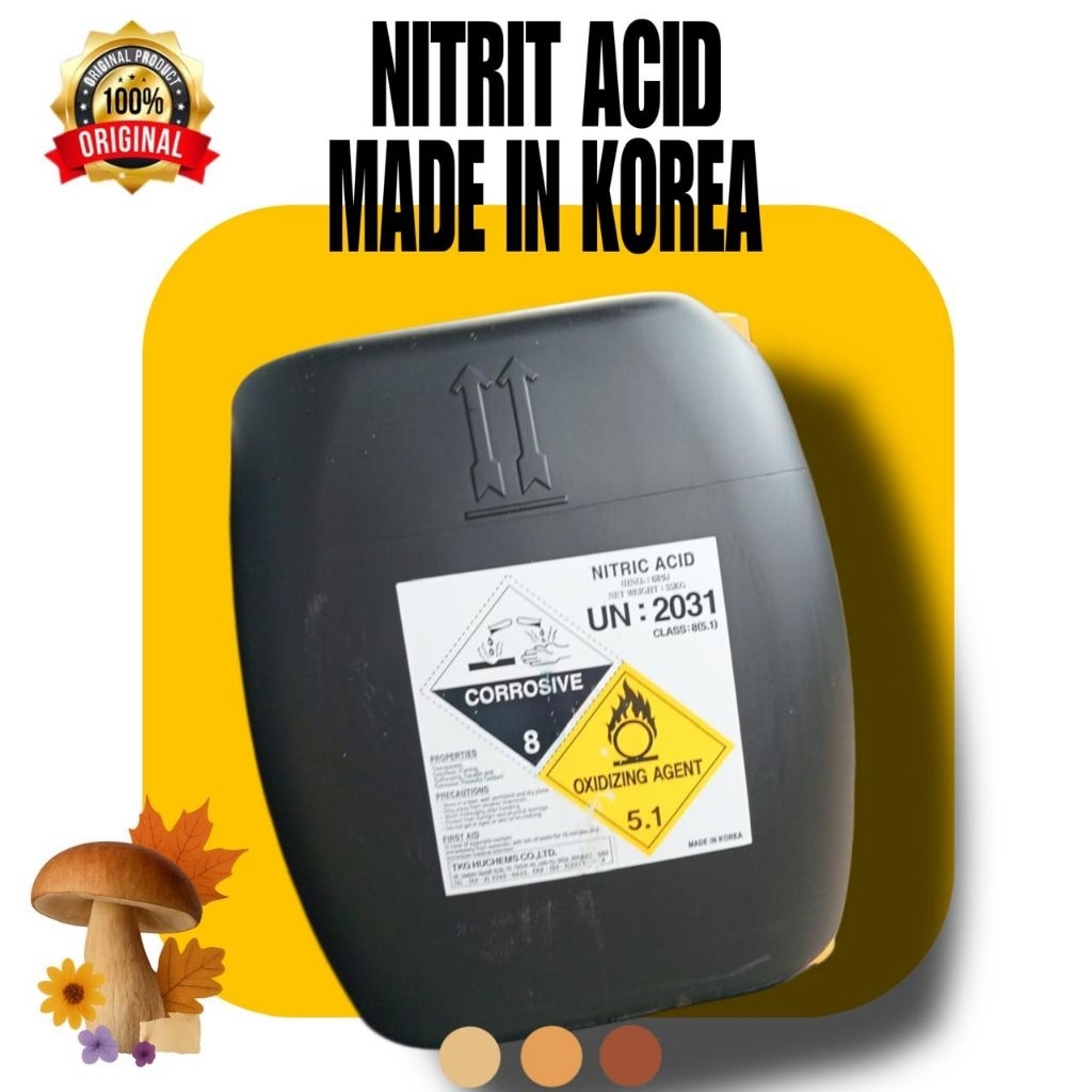 NITRIT ACID 68% HNO3 | MADE IN KOREA | PROFESSIONAL USE | ORIGINAL PRODUCT AND NEW