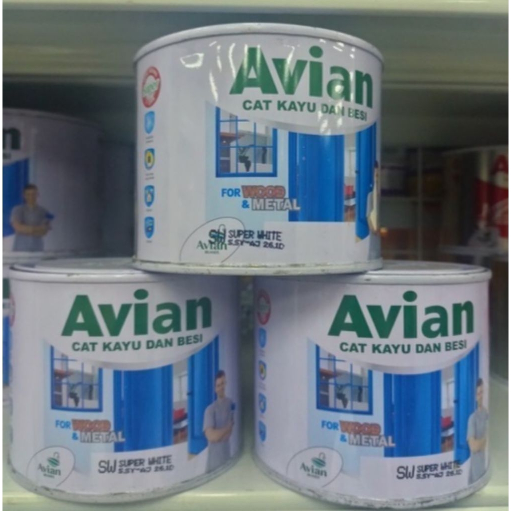 Cat Kayu dan Besi Syntetic AVIAN 500 CC