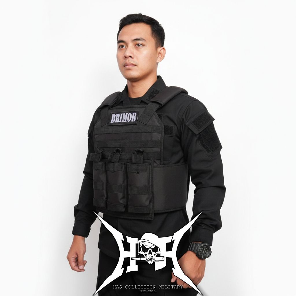 ROMPI TACTICAL BRIMOB/ROMPI BODY VEST TACTIKAL POLISI/BRIMOB TERBARU
