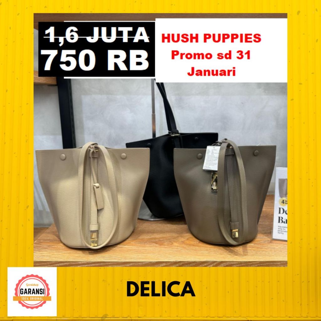 Tas tote bag Hush Puppies seri DELICA  sale original 100%