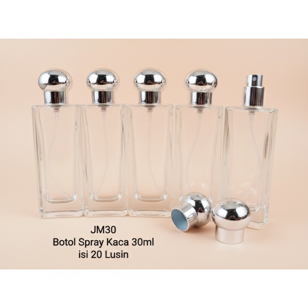 Botol kaca kosong parfum jomalone 30ml tutup drat ulir