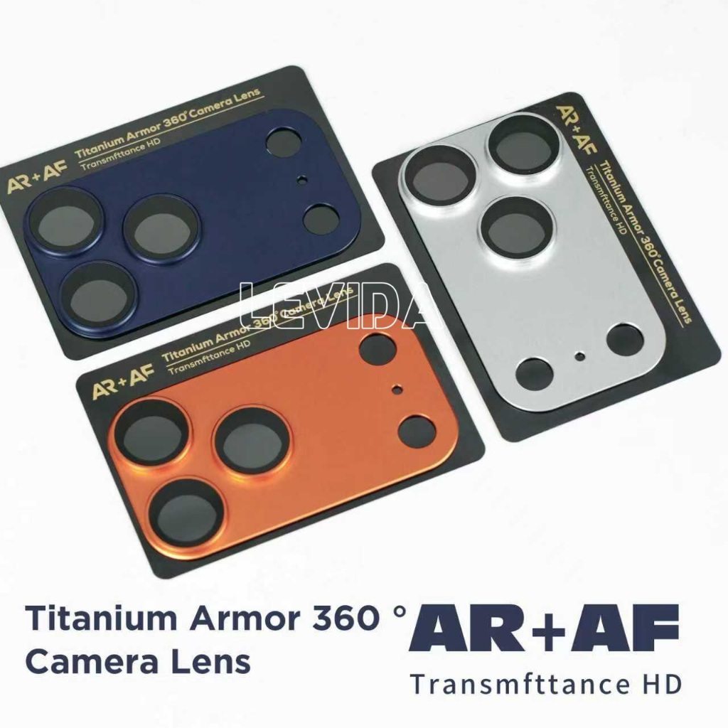 Metal Camera Protector Glass Camera Lens Protector for Iphone 17 Pro Max Iphone 17 Pro Cosmic Orange