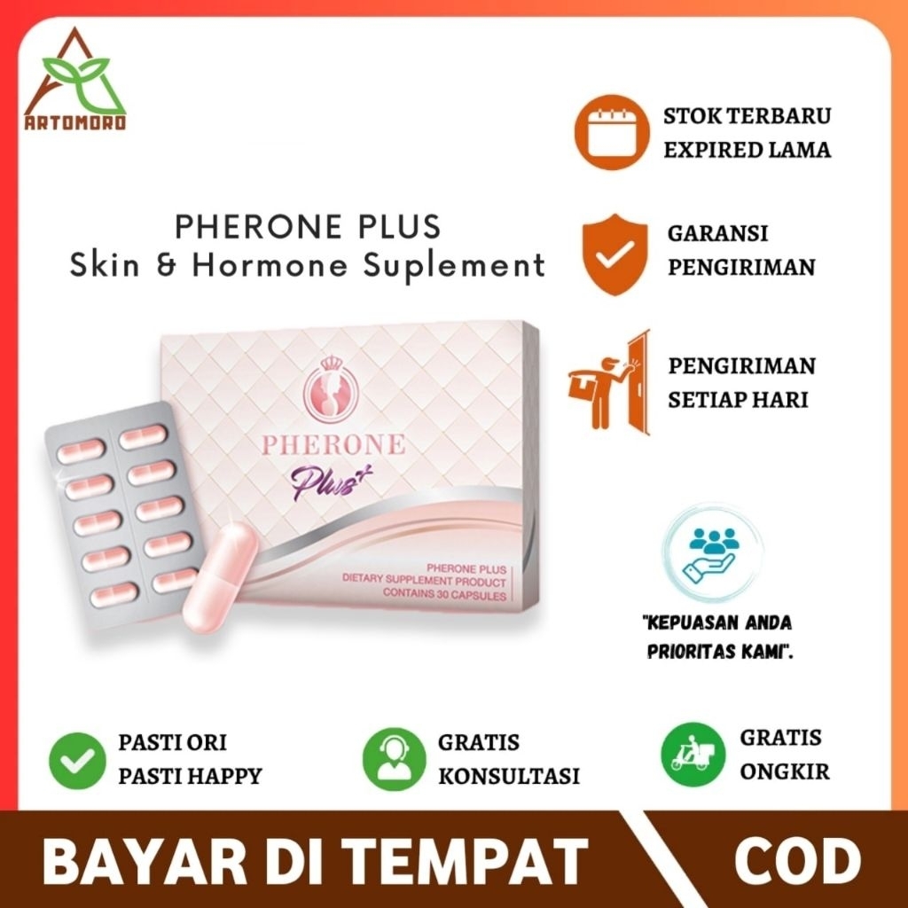 Suplemen Hormon Wanita Pherone Plus dengan Ekstrak Alami untuk Keseimbangan Hormon dan Kecantikan Ku