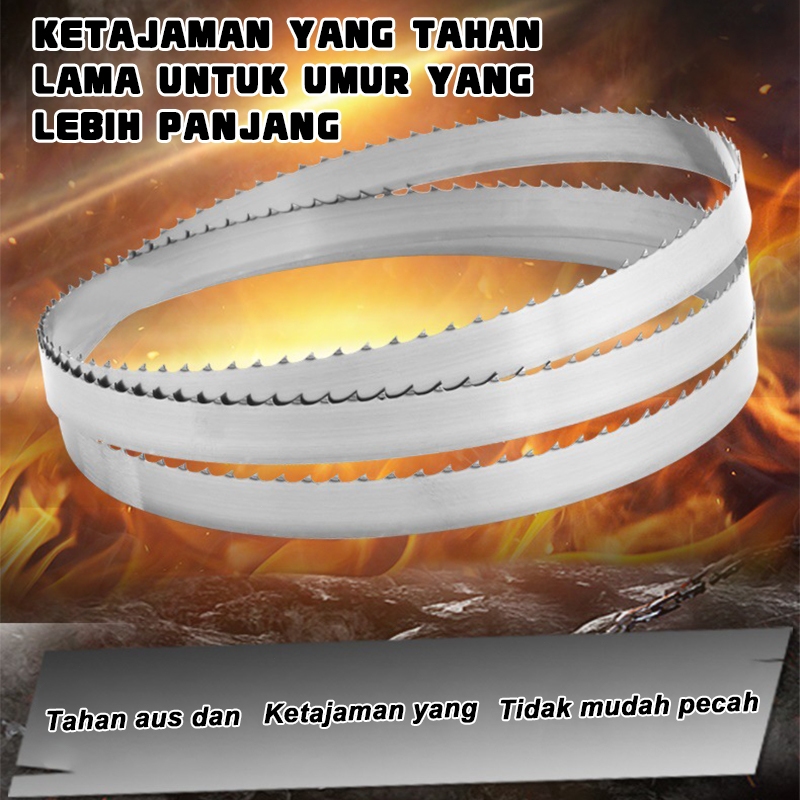 Mata Gergaji Pita Bandsaw Tajam Tahan Lama Anti Aus | Pisau Gergaji Kayu & Besi Presisi Tinggi