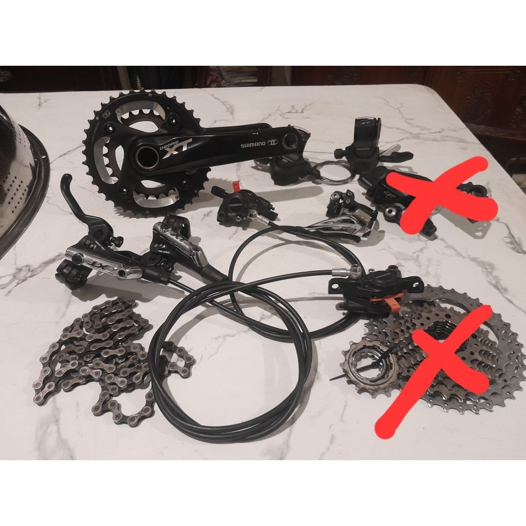 Groupset Deore XT 2 X 10 speed