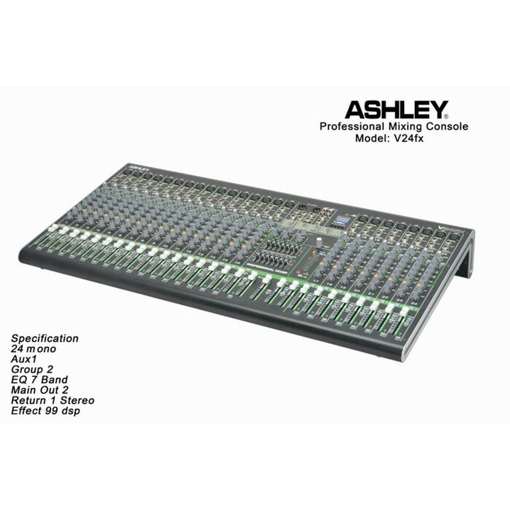 Mixer Audio ashley v24fx v 24fx 24CH garansi original