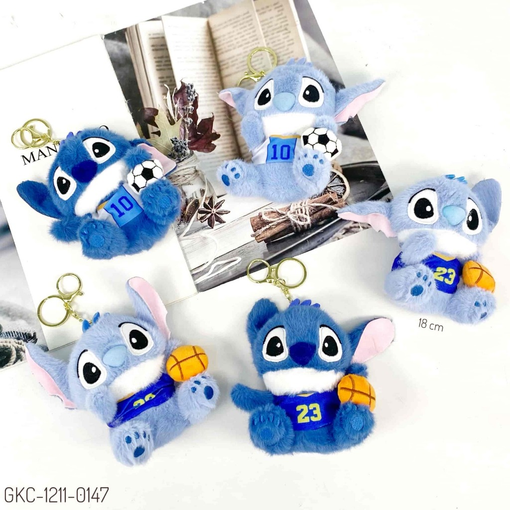 Gantungan Kunci Boneka Stitch/Keychain Boneka Plush Lucu Stitch/Bag Charm Stitch