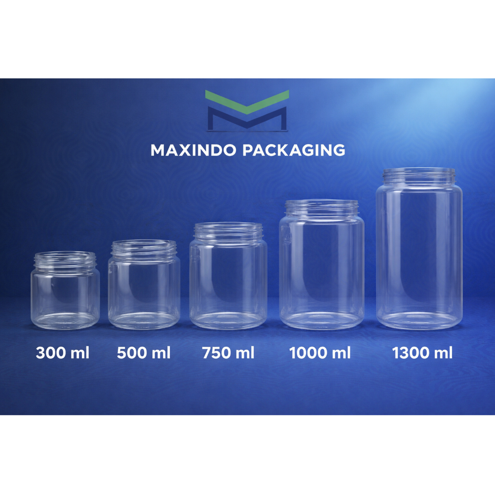 JAR TRANSPARAN / JAR PLASTIK TRANSPARAN TUTUP TRANSPARAN/ TOPLES TABUNG TUTUP PUTAR BENING