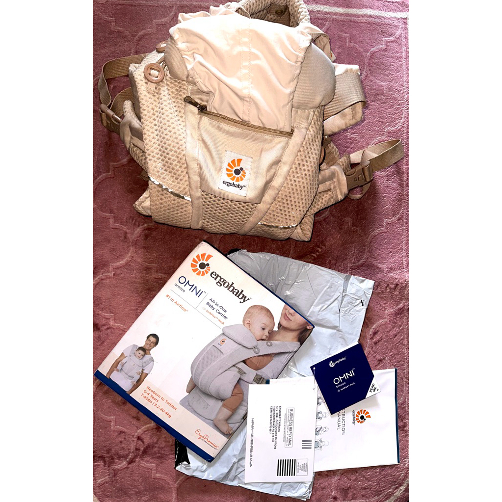 gendongan ergo baby natural beige