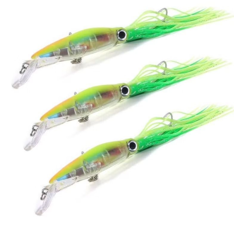 Umpan Lure Casting Trolling Squid Cumi
