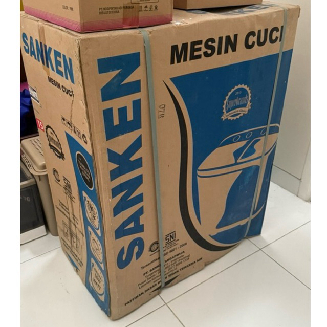 Sanken Mesin Cuci Jasmine Series (putih-pink) TW-8660EPK