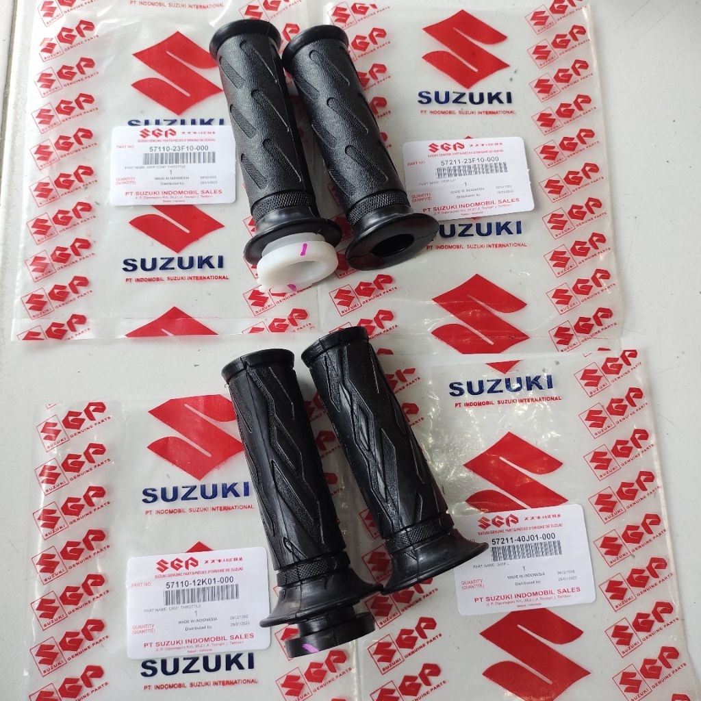 Handgrip Grip Handfat + Pipa Gas Suzuki Satria Fu old fi injeksi tali gas 1 original