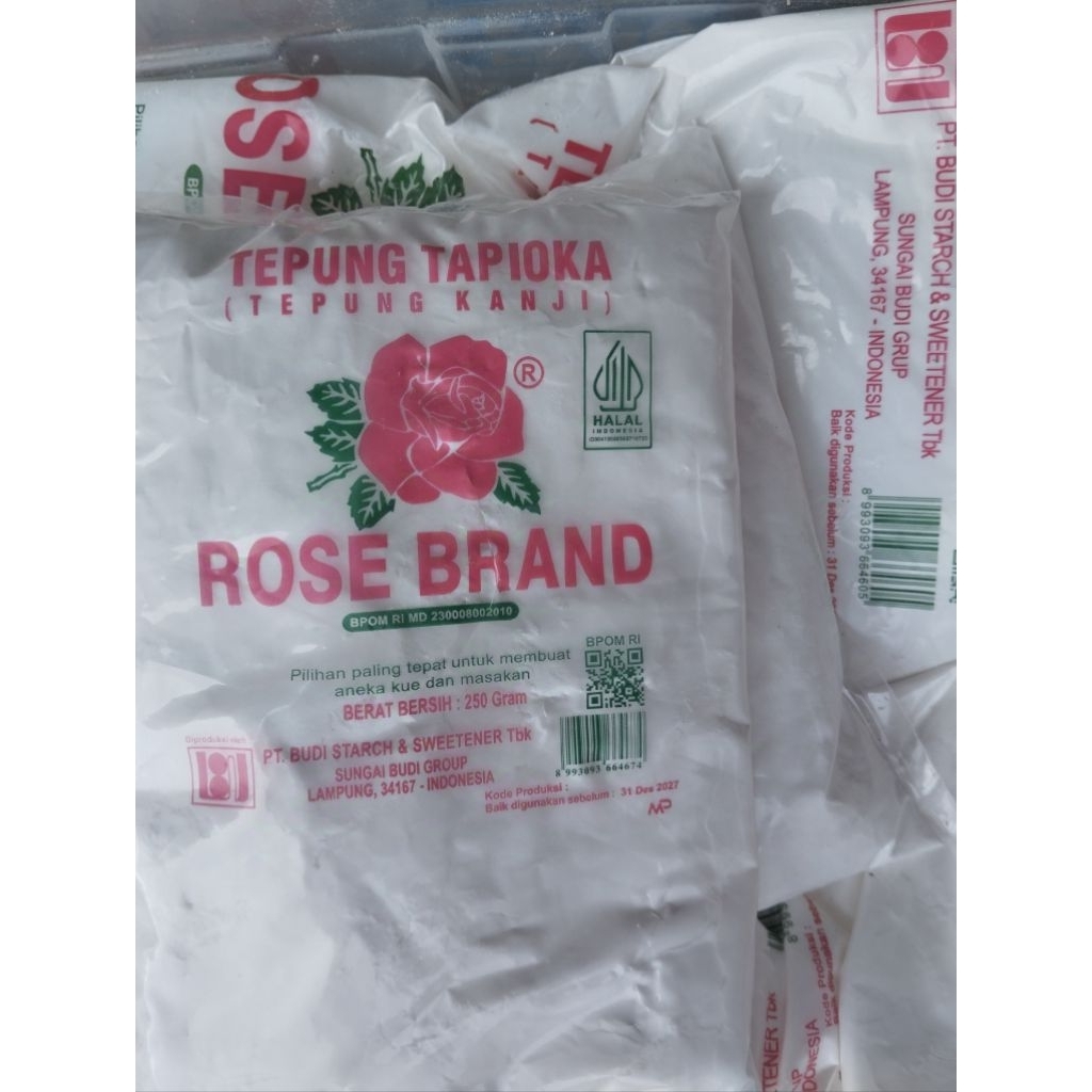 Tepung Tapioka Rose Brand 250gr