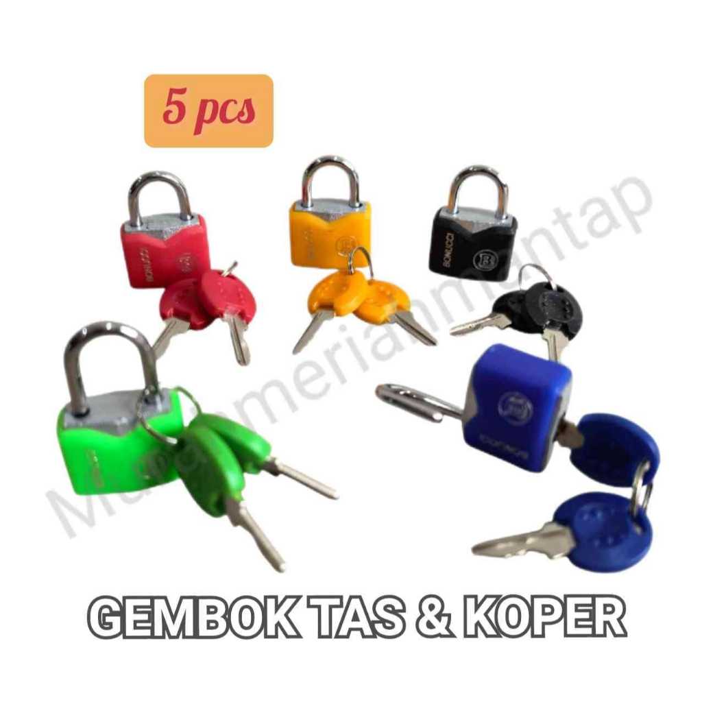 GEMBOK KOPER & TAS / KUNCI KOPER GEMBOK / GEMBOK KOPER WARNA