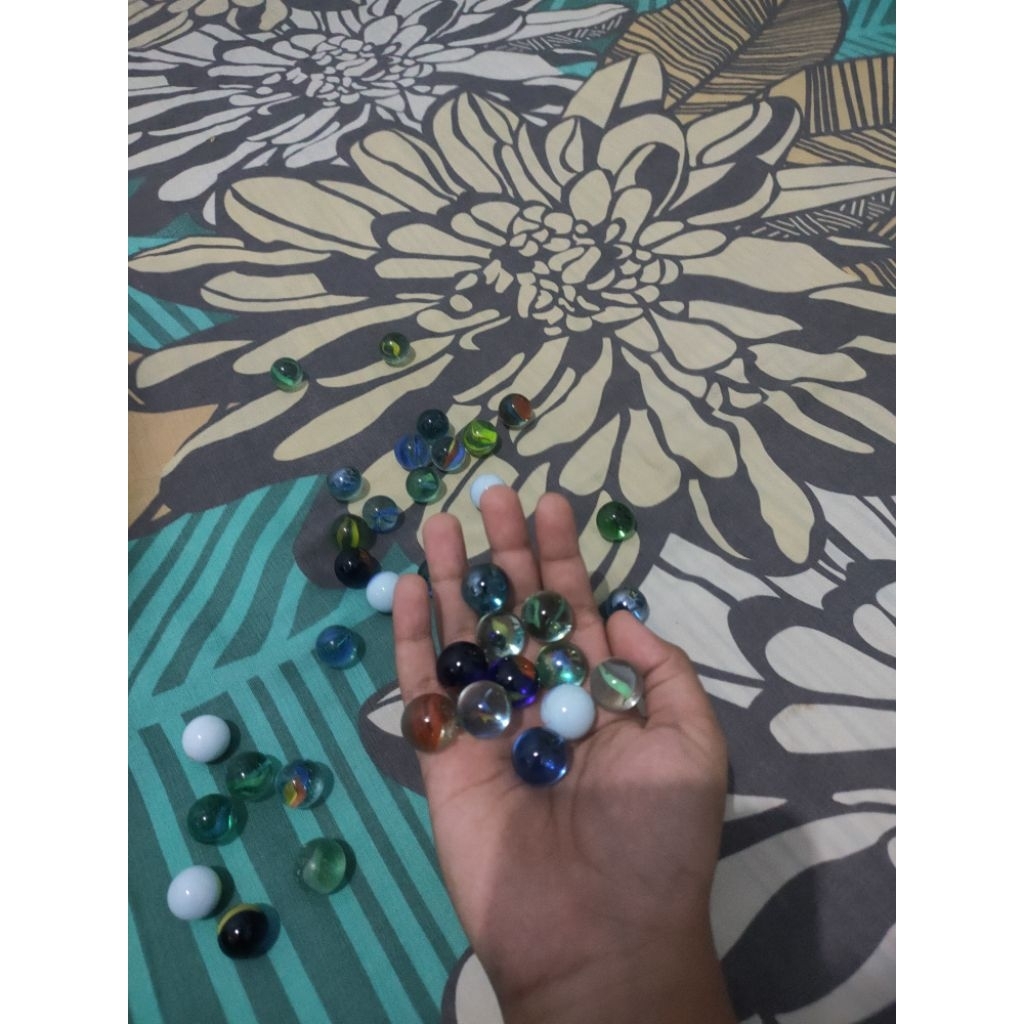 mainan kelereng/gundu campur isi 10 pcs