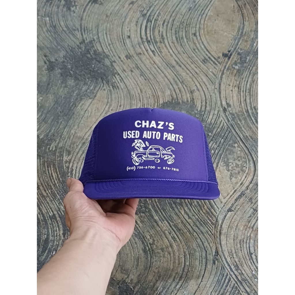 topi trucker vintage chaz's used auto parts second
