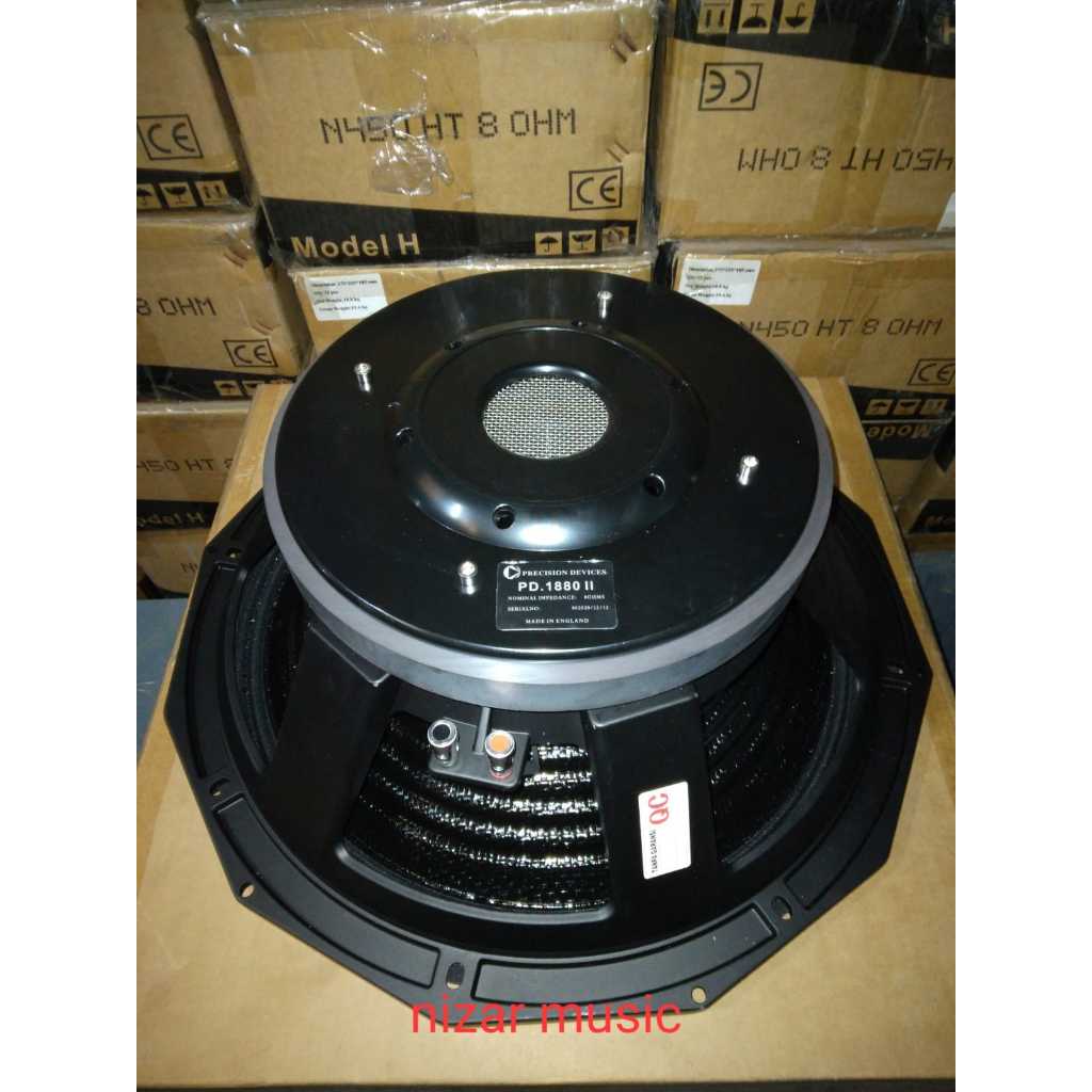 Speaker Subwoofer Precision Devices PD1880II Voice Coil 5 Inch PD 1880 II Carbon