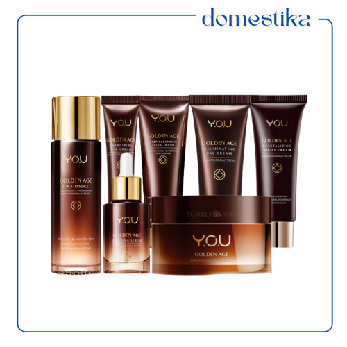 -DOMESTIKA-  YOU Golden Age (SATUAN) | Skincare Anti-Aging | Retinol | Bakuchiol - FACEWASH DAY NIGH
