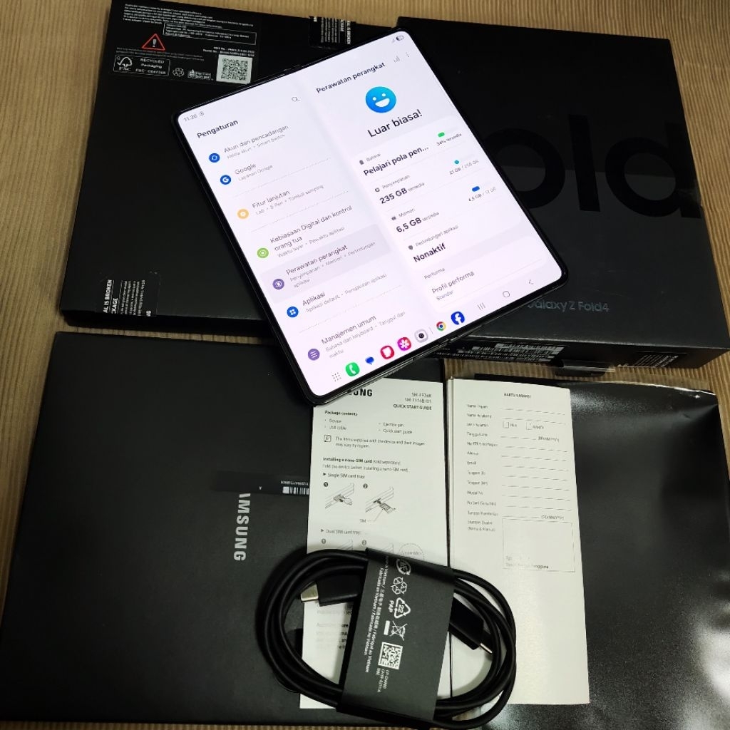 Z Fold 4 ram 12/256GB