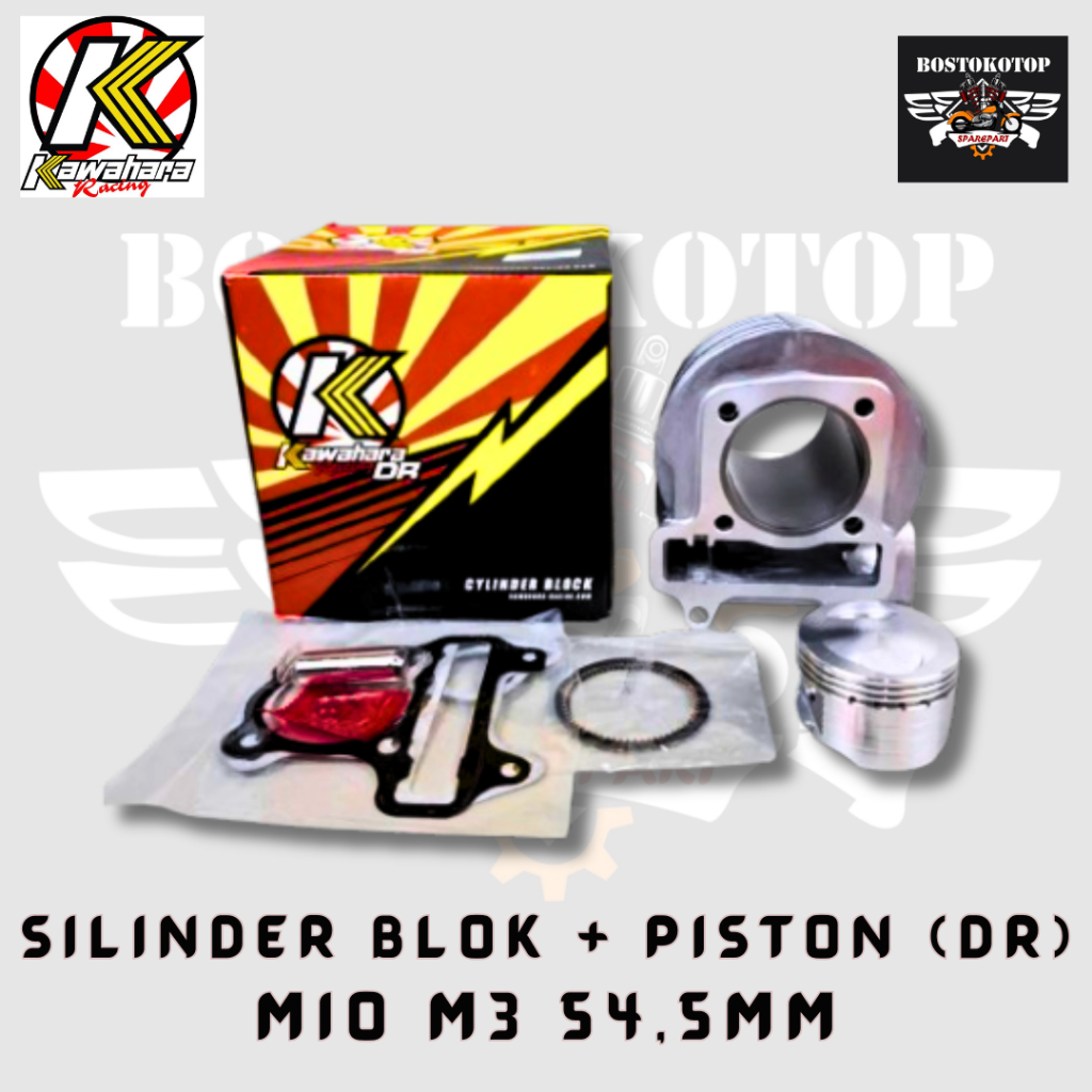 Kawahara Cylinder Silinder Blok + Piston DR Daily Race Mio M3 Mio Z Mio 125 Filano Soul GT 125 Ukura