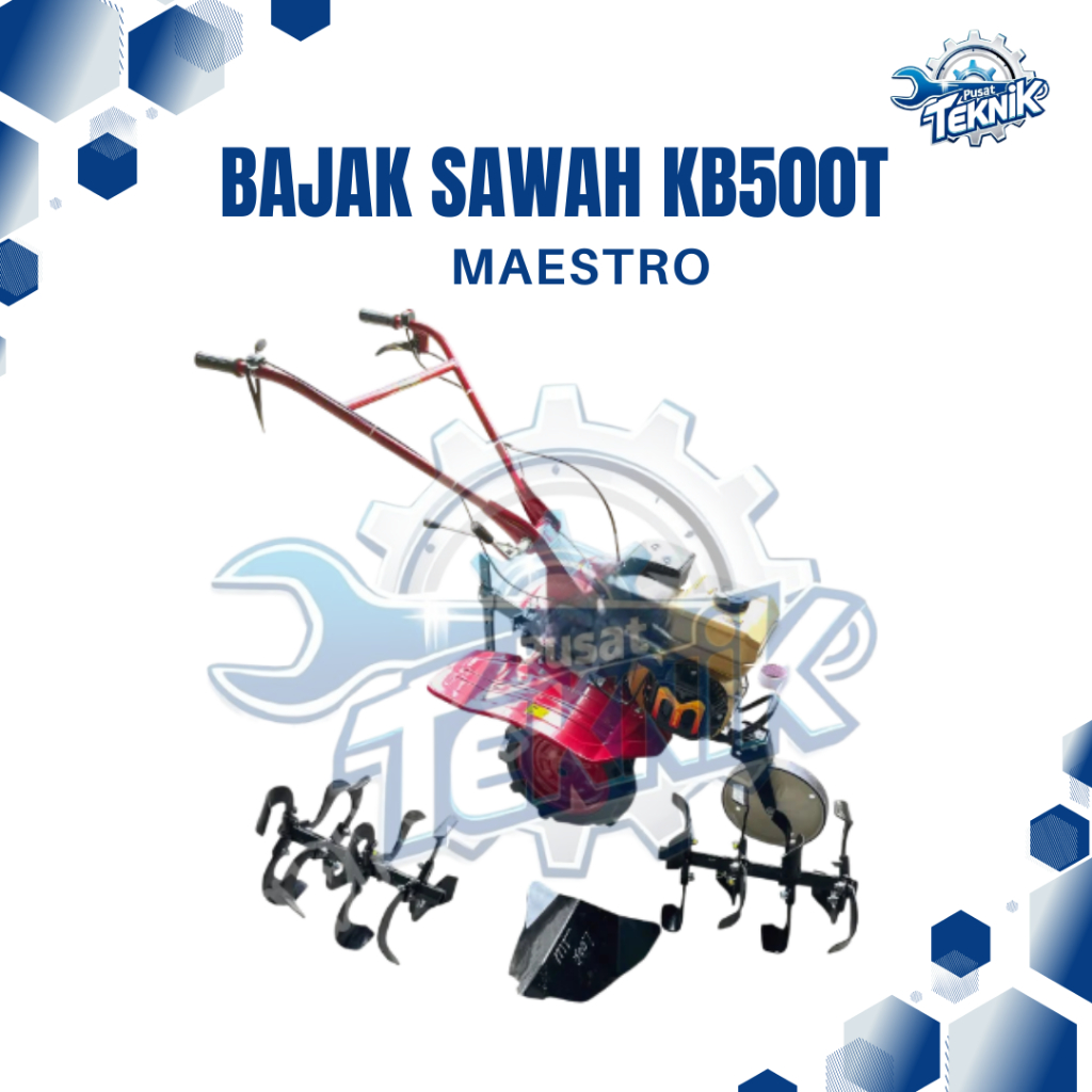 Mesin Bajak Sawah CULTIVATOR TRAKTOR KEBUN KB 500T MAESTRO KB500T