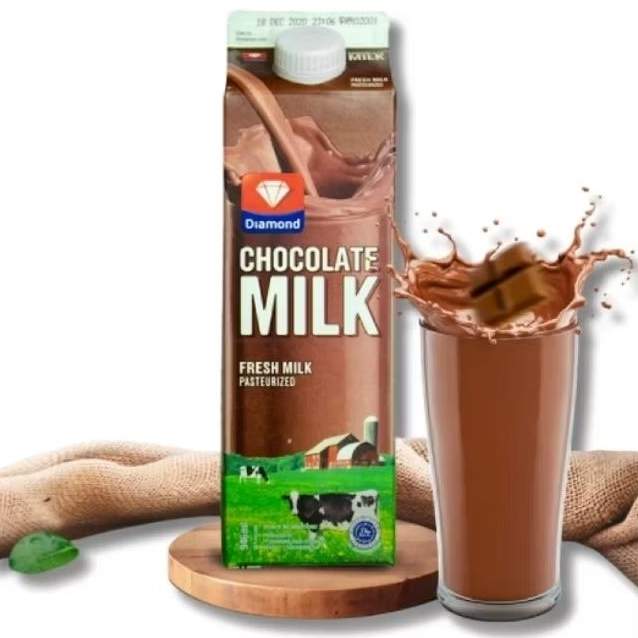 DIAMOND FRESH MILK 946ML RASA COKLAT