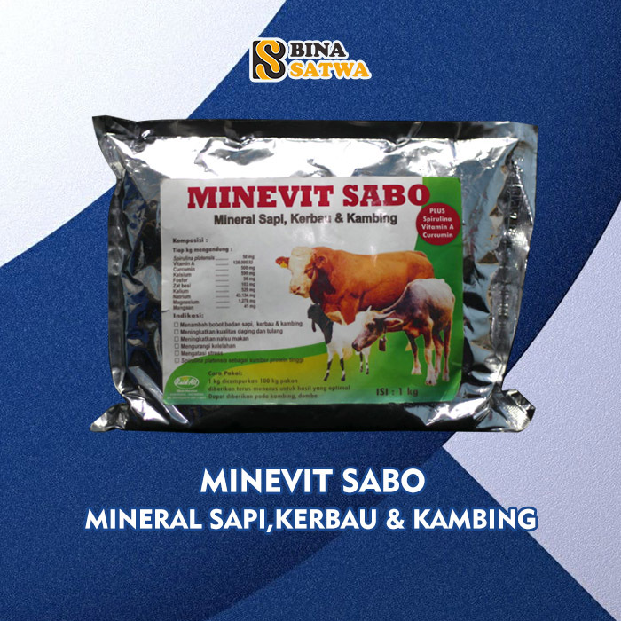 Raid All Minevit Sabo Mineral Untuk Sapi 1Kg / Mineral Sapi